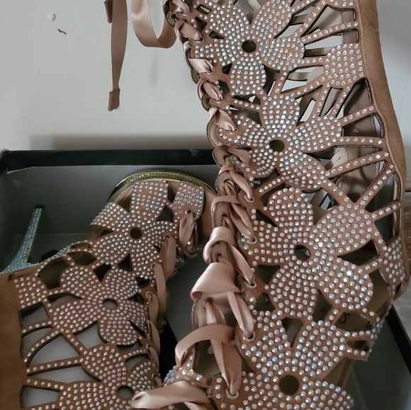 Lace up boots by Pleasers - Picture 7 of 8